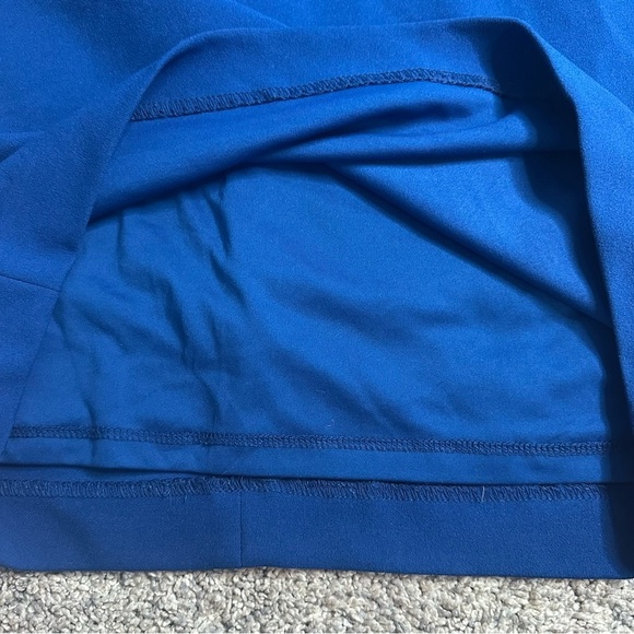 Betsey Johnson Scoop Neck Sleeveless Crepe Dress 4 Small Royal Blue knee length - Picture 8 of 10